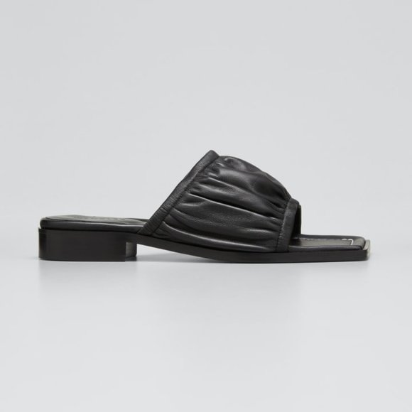 WANDLER Lambskin Flat Sandals size 9 - Picture 1 of 3